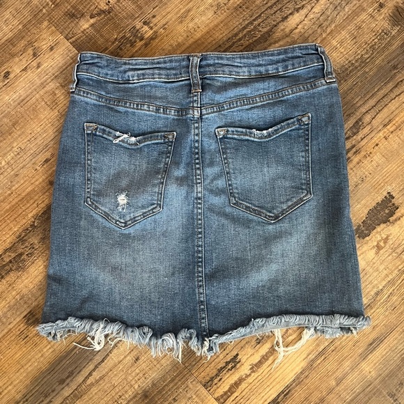 VERVET BY FLYING MONKEY Blue Mini Pencil Skirt Casual - Picture 2 of 2